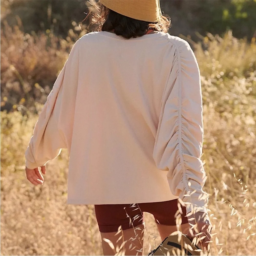 Free People Flow State Layer Long Sleeve Tee Size Small